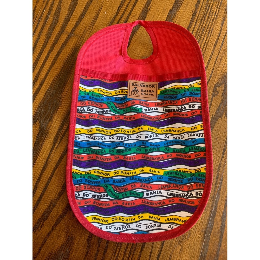 Car Bag Salvador Bahia Brasil Lembranca Do Senhor Do Bonfim  Red Rainbow